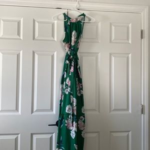 Green women, maxi dress size Medium